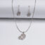 LUXETON SILVER NECKLACE EARRING-DSC03181