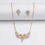 Luxeton SILVER GOLD NECKLACE EARRING-DSC03238